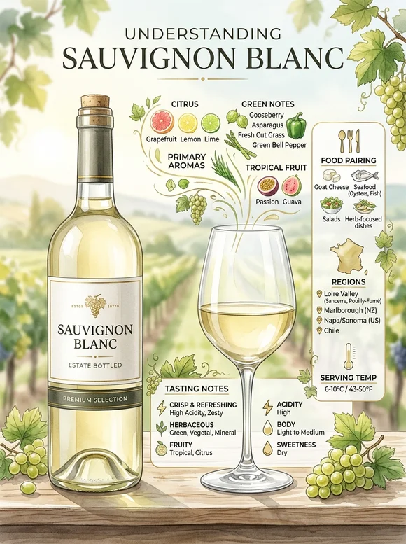 Albariño — poster and bottle