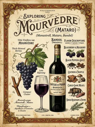 Мурведр (Матаро) — сорт винограда, иллюстрация