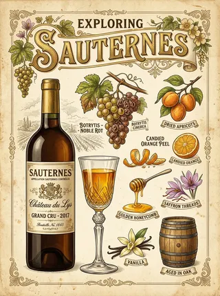Сотерн (Sauternes) — сорт винограда, иллюстрация